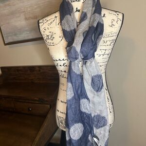 Talbots Polka Dot Scarf $60 MSRP NWT